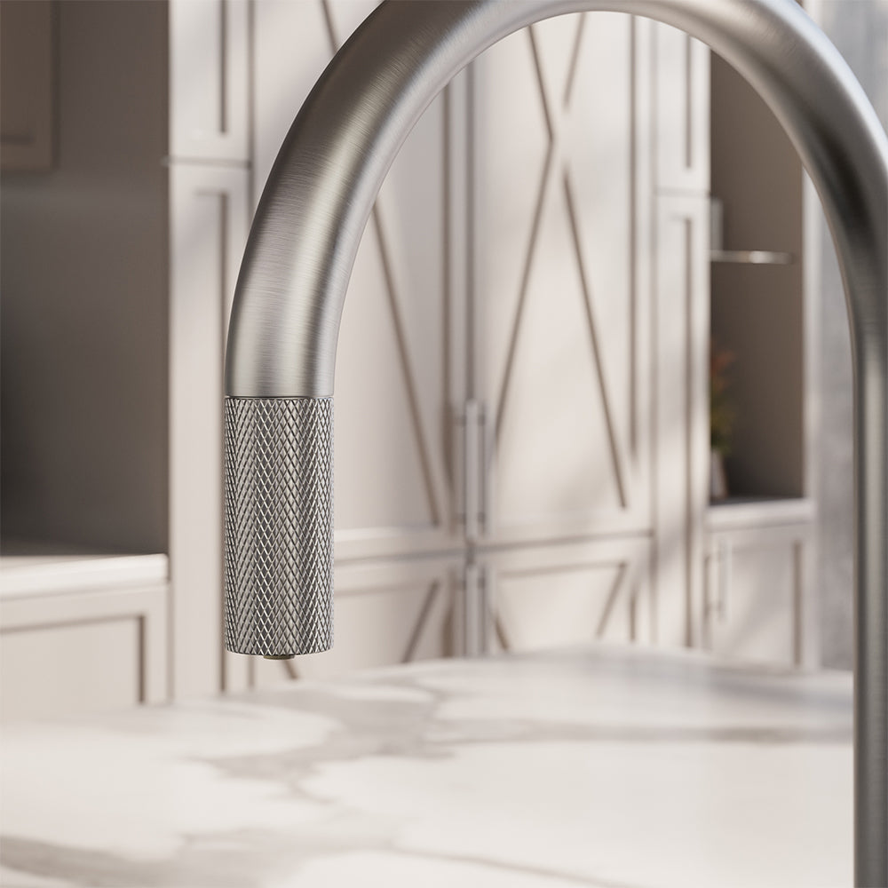 Design+ Flex 4 in 1 Brushed Nickel Boiling Hot Water Tap