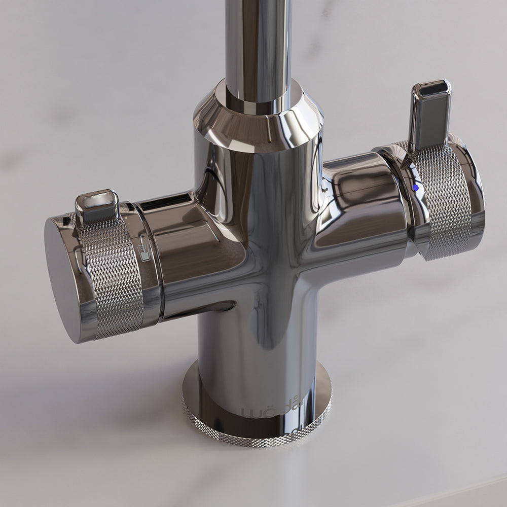 Design+ Square 4 in 1 Chrome Boiling Hot Water Tap